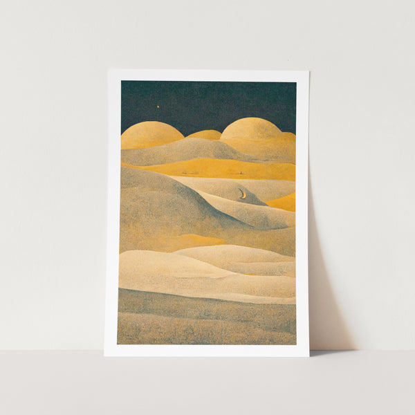 Midnight Desert Art Print