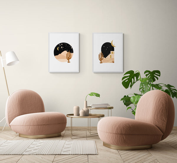 Desert Cactus Art Print