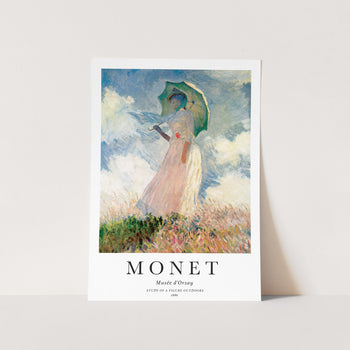 Monet Study of a Figure Art Print
