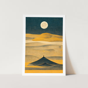 Moonlit Sands Art Print