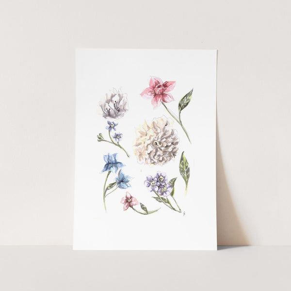 More Flowers by Mareli Art Print