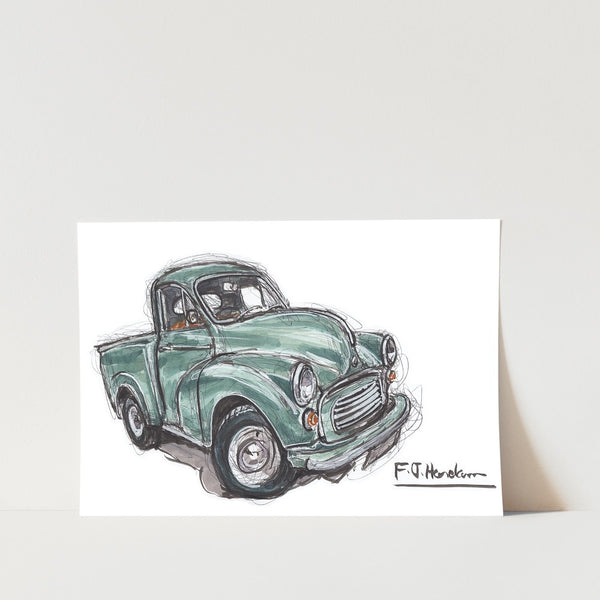 Morris Pick Up Car Art Print