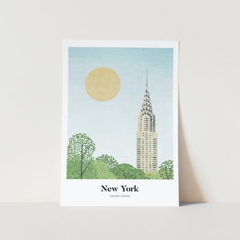 New York III Travel Art Print