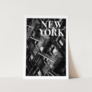 New York Staircase PFY Art Print