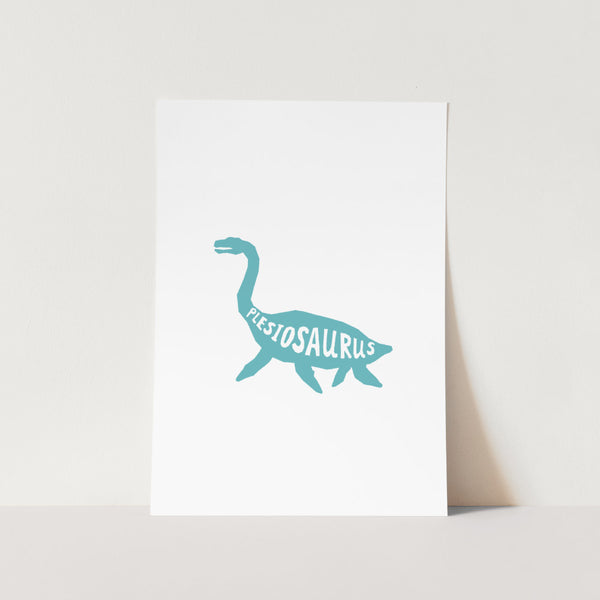 Plesiosaurus Dinosaur Art Print