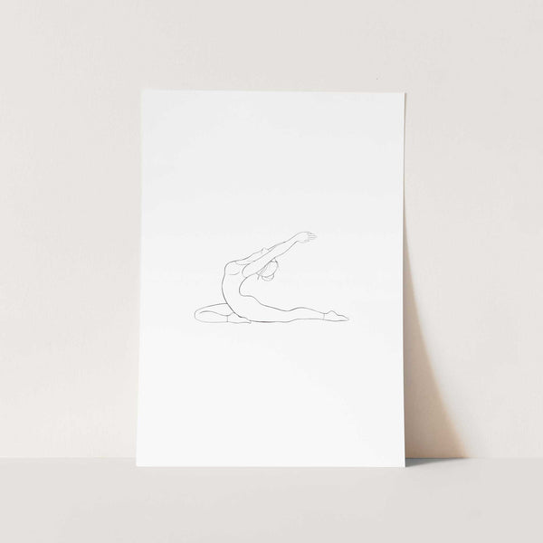 Pigeon Pose Art Print