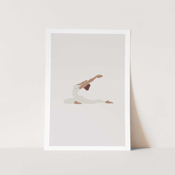 Pigeon Pose Art Print