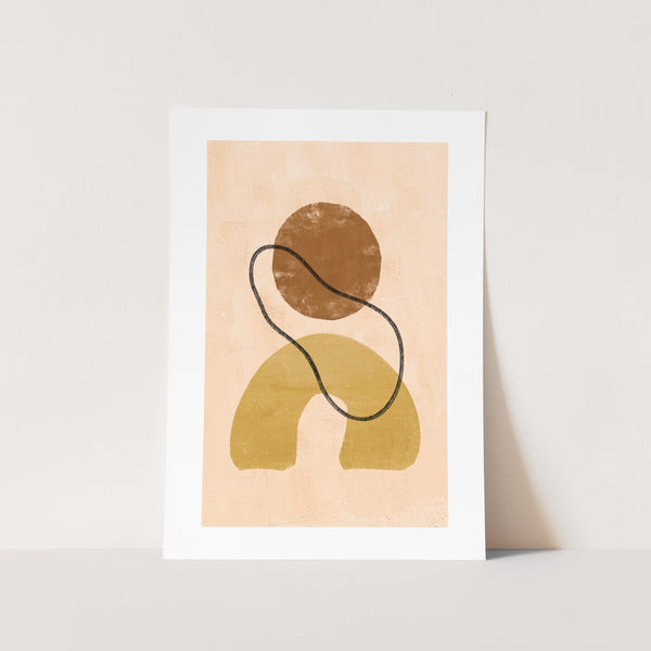 Playful Shapes Art Print