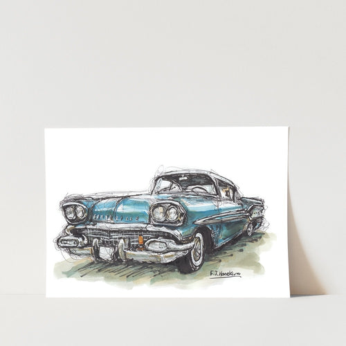 Pontiac Bonneville Car Art Print