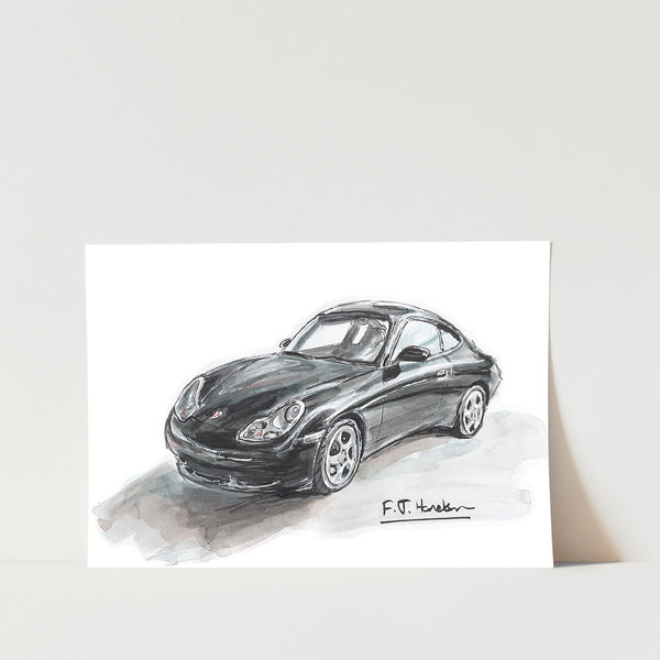 Porsche 911 Carrera Car Art Print
