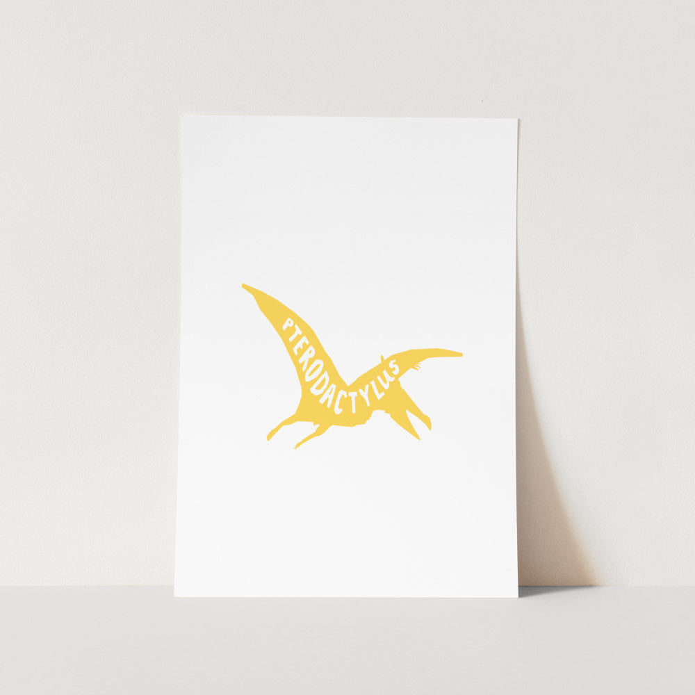Pterodactyl Dinosaur Art Print