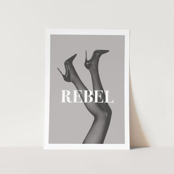 Rebel in Heels PFY Art Print