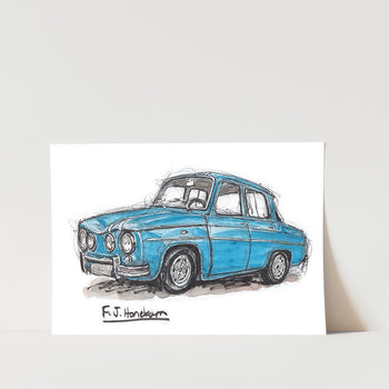 Renault Gordini Car Art Print