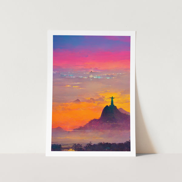 Rio de Janeiro Colourful Art Print