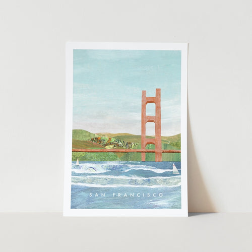 San Francisco Golden Gate Bridge Art Print