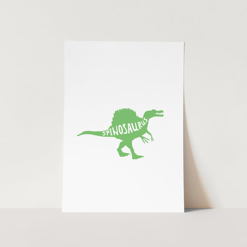 Spinosaurus Dinosaur Art Print