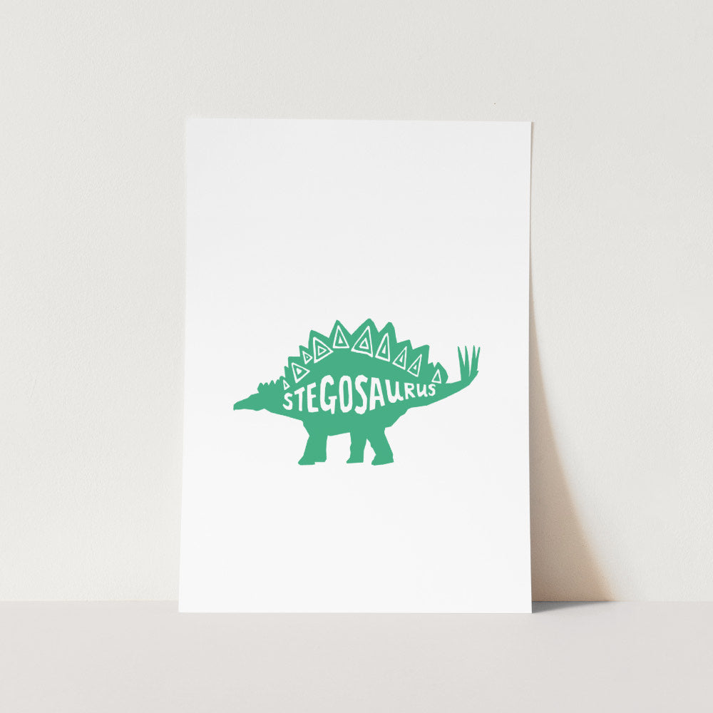 Stegosaurus Dinosaur Art Print