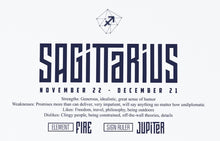 Load image into Gallery viewer, Sagittarius Star Sign Art Print