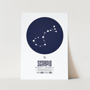 Scorpio Star Sign Art Print