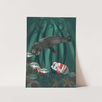 Seal by Curious Nonsense Art Print