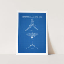 Load image into Gallery viewer, Star Wars Shuttle Patent Patent Art Print