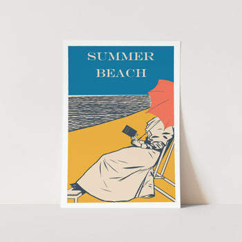Summer Beach Art Print