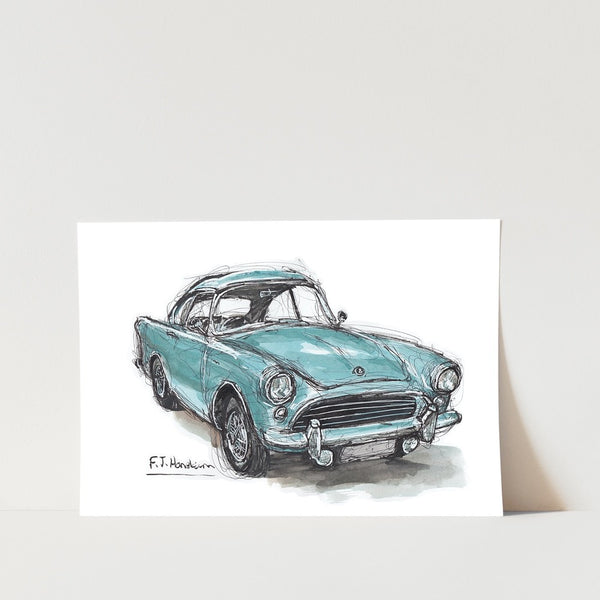 Sunbeam Alpine Car Art Print