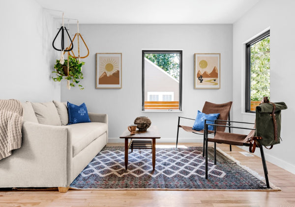 wall art of abstract desert scenes