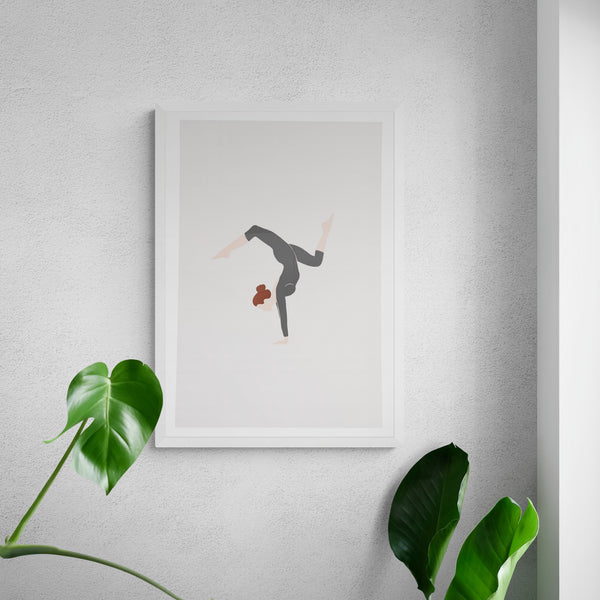 Hand Stand Art Print
