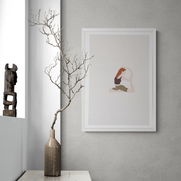 Mermaid Pose Art Print