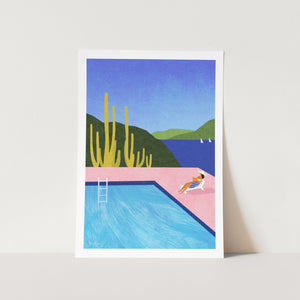 Swimming Pool Art Print