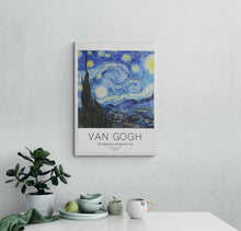 Load image into Gallery viewer, Van Gogh Starry Night Art Print