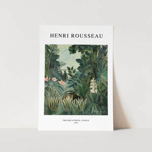 The Equatorial Jungle Henri Rousseau Art Print