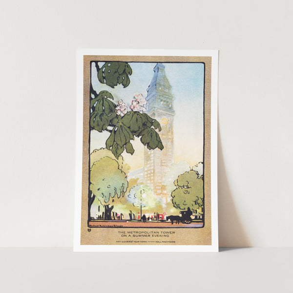 The Metropolitan Tower on A Summer Evening Art Print