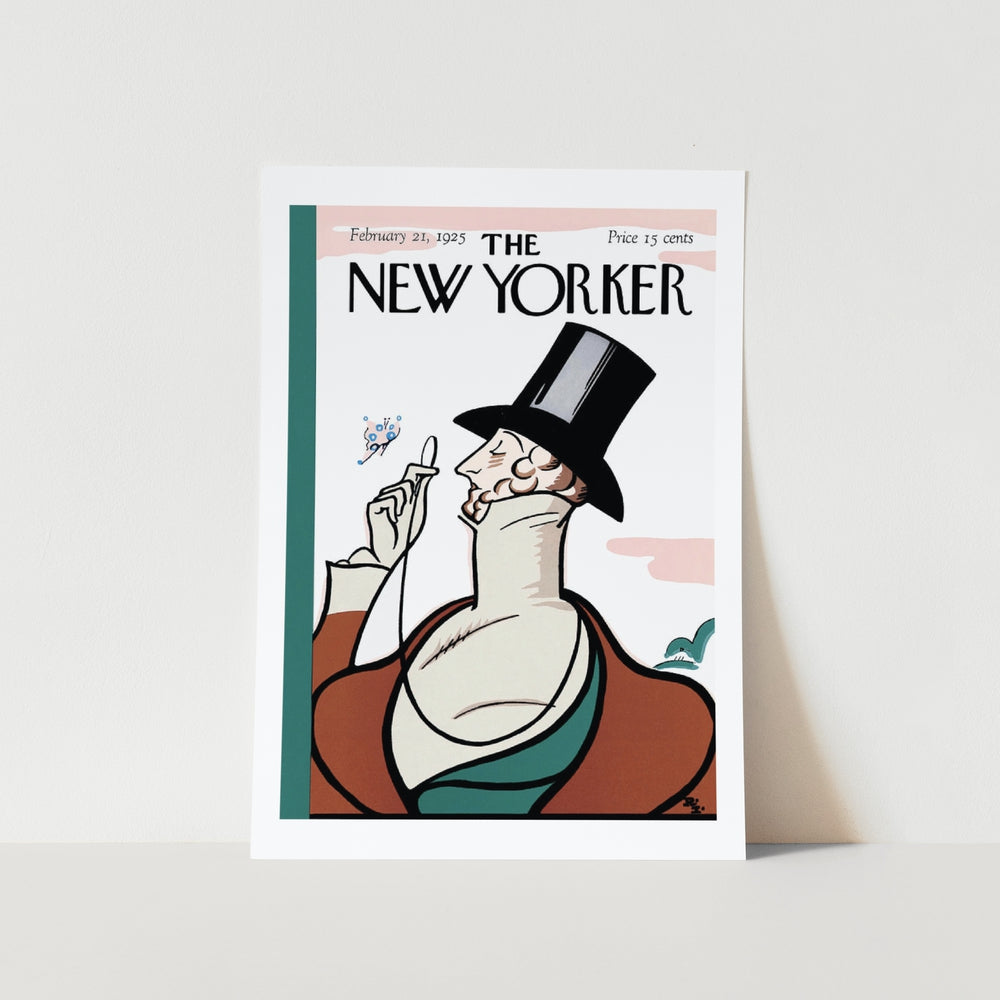 The New Yorker Magazine Cover February 21, 1925 Art Print