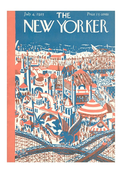 The New Yorker Magazine Cover July 4, 1925 Art Print
