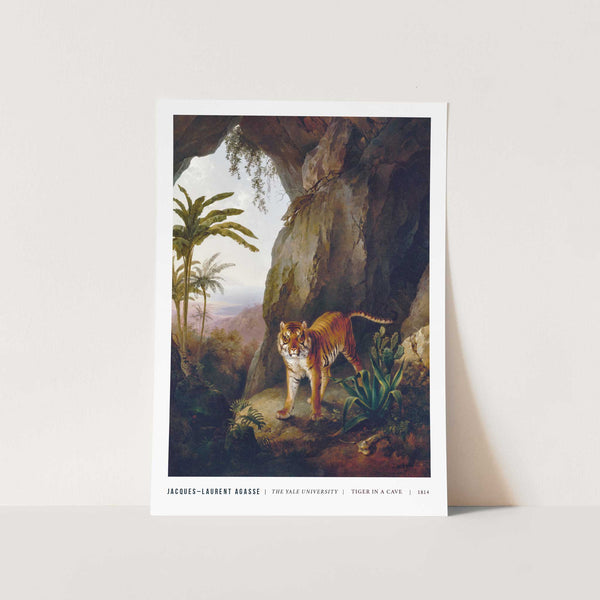 Tiger in a Cave Art Print