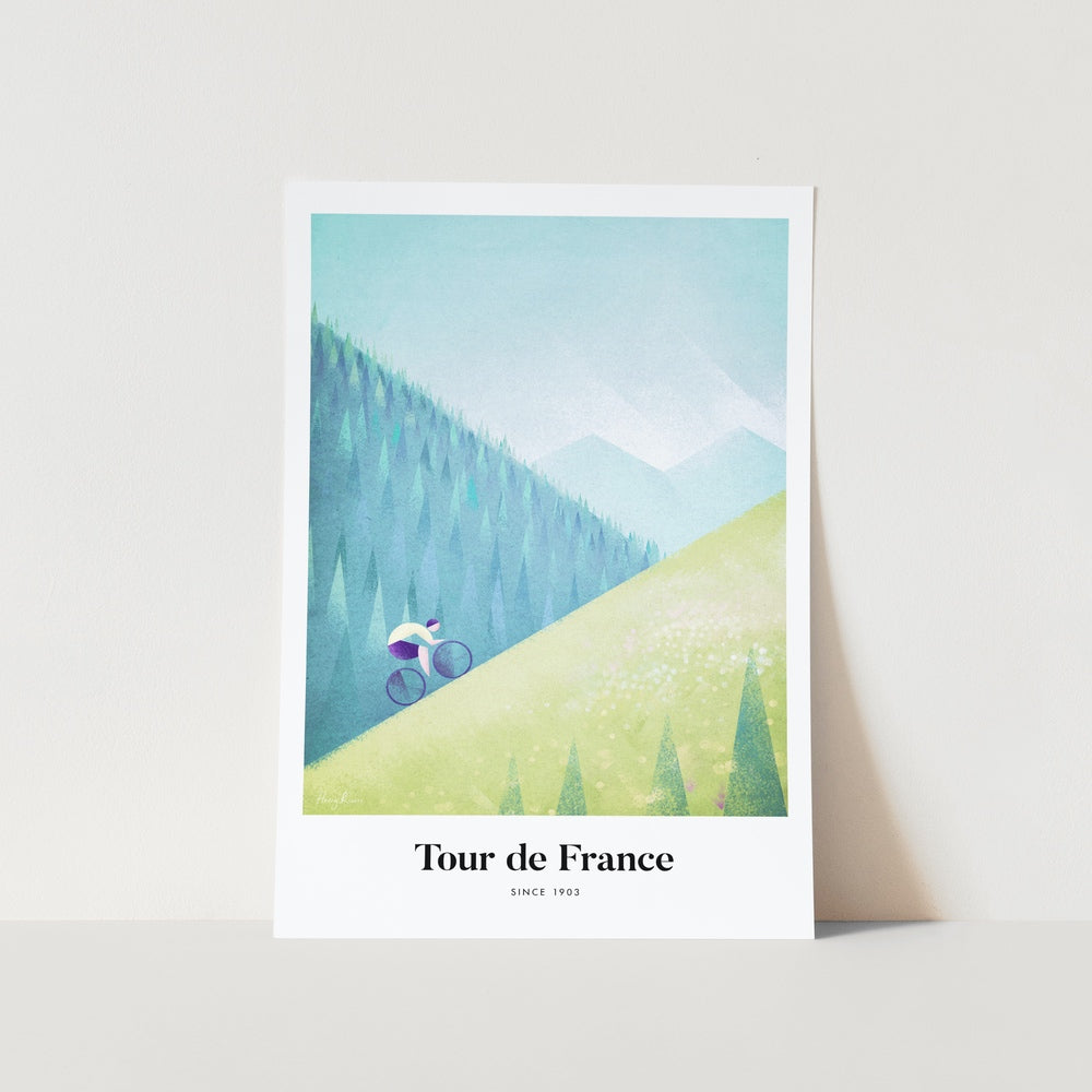 Tour de France Travel Art Print