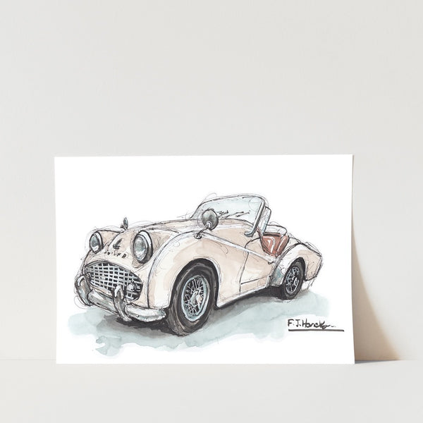 Triumph TR2 Car Art Print