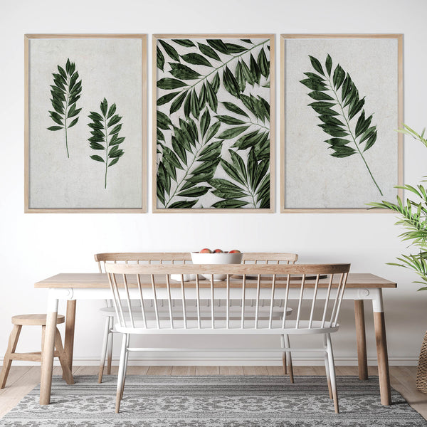 Tropical Leaf Duo by Sonjé Art Print