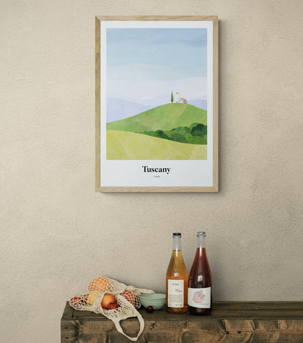 Tuscany Travel Art Print