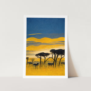 Under African Skies Art Print