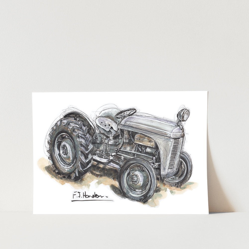 Vaaljapie 1 Light Tractor Art Print