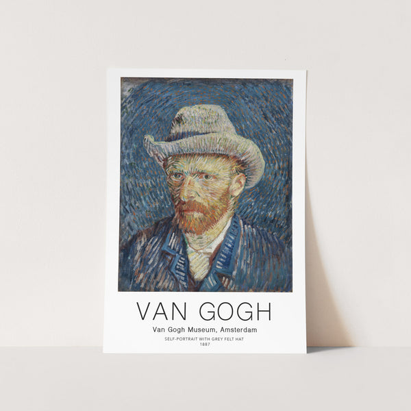 Van Gogh Self Portrait with a Felt Hat Art Print