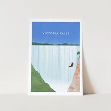 Load image into Gallery viewer, Victoria Falls Zimbabwe Art Print