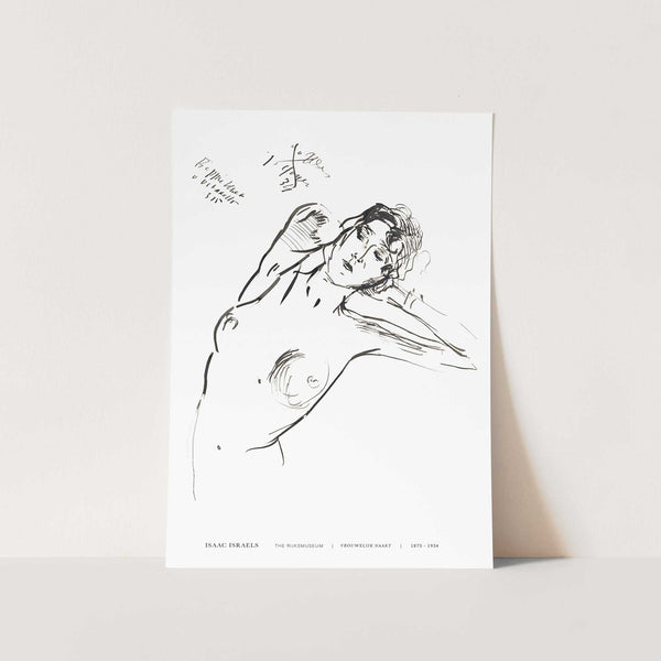 Vrouelike Naakt Art Print