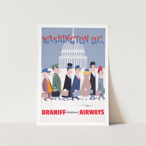 Washington DC Travellers Art Print
