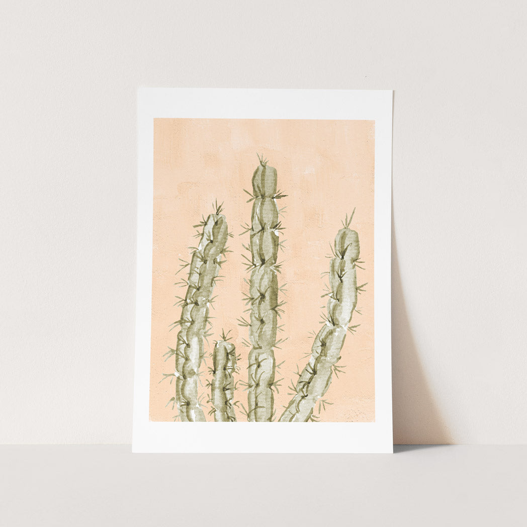 Watercolour Cactus Art Print