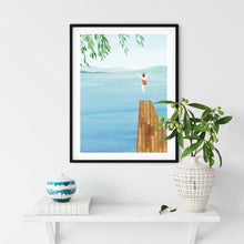 Load image into Gallery viewer, Wild Swim by Henry Art Print