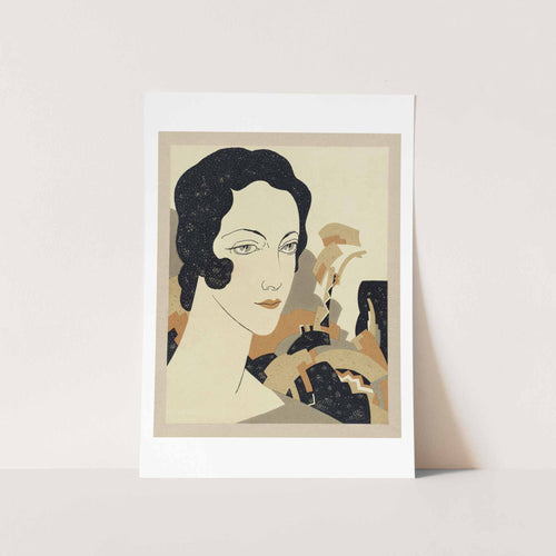 Woman's Head Art Print